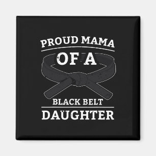 Imán Karate Black Belt Daughter Mama Gift Martial Arts