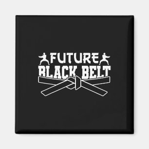 Imán Karate Black Belt Gi Uniforme Futuro Cinturón Negr