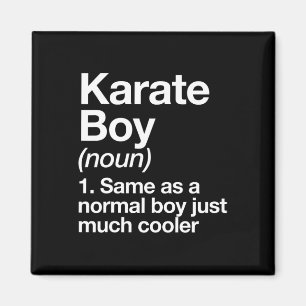Imán Karate Boy Definition Funny Martial Arts Sports