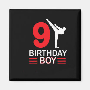 Imán Karate Cumpleaños Tee Boy Gira a los niños Taekwon