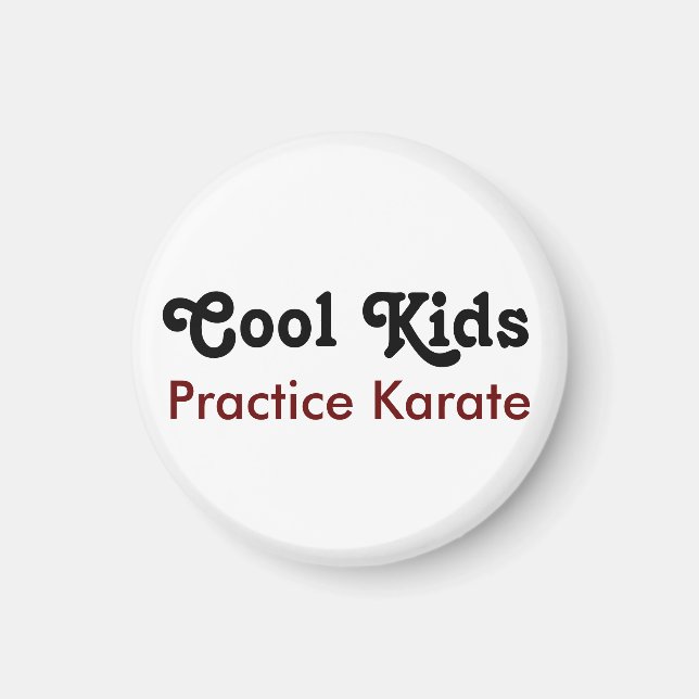 Imán Karate de práctica de niños de Guay (Frente)