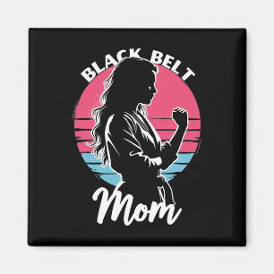 Imán Karate Jiu-jitsu Taekw, madre del cinturón negro, 