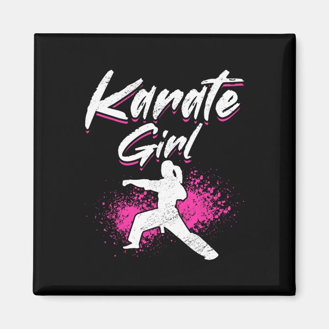 Imán Karate Karate Chica (Frente)