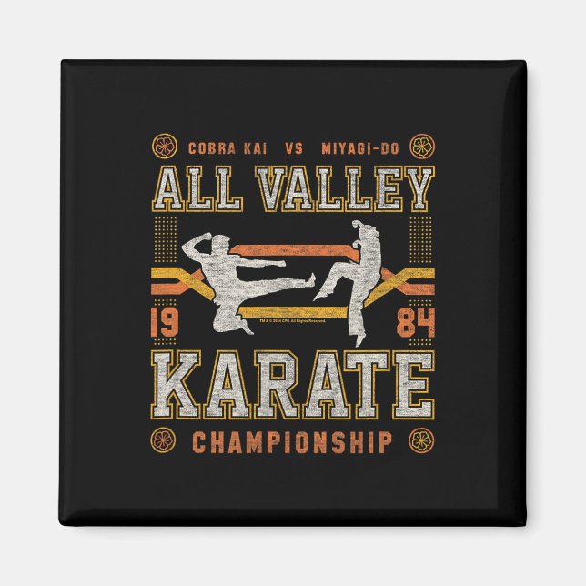 Imán Karate Kid - Campeonato de Todo el Valle (Frente)