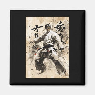 Imán Karate Kyokushin Caligrafía Japonesa Artes Marcial