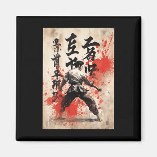 Imán Karate Kyokushin Caligrafía Japonesa Artes Marcial
