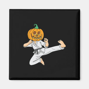 Imán Karate Lazy Halloween Disfraces de artes marciales