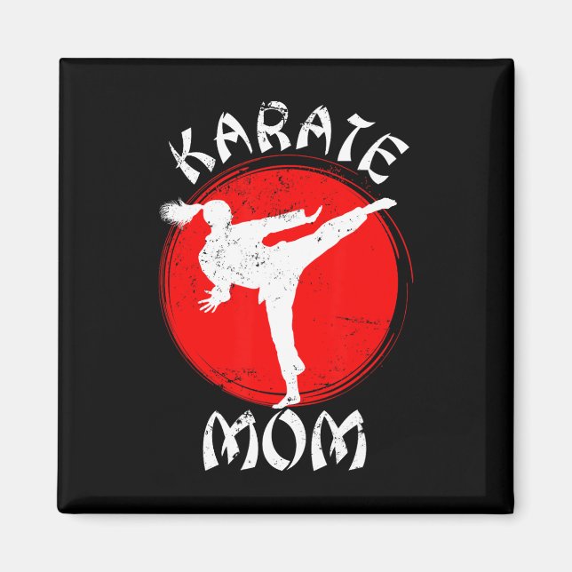 Imán Karate Mom Karate (Frente)