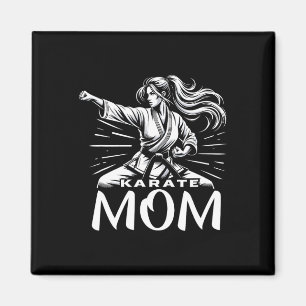 Imán Karate Mom Martial Arts Madre Familia Boning