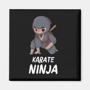 Imán Karate Ninja Boy divertida artes marciales deporte