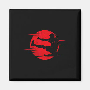 Imán Karate Sombra Judo Artes Marciales Japón Kung Fu T