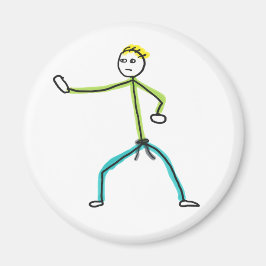 Imán Karate Stickman
