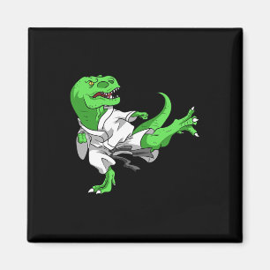 Imán Karate T-rex Dino Estudiante Dinosaurio Profesor K
