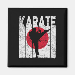 Imán Karate Vintage Martial Arts Retro Karate Japonés