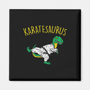 Imán Karatesaurus Trex Karate Divertido Dinosaurio Arte
