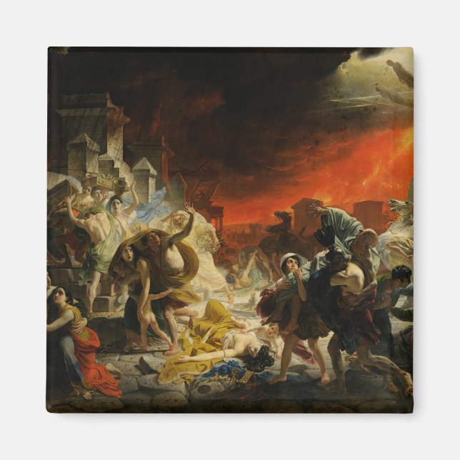 Imán Karl Brullov The Last Day of Pompeii (Frente)