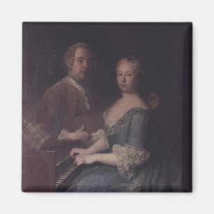 Imán Karl-Heinrich Graun y su esposa Ana-Louise