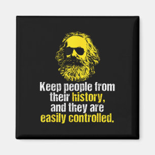 Imán Karl Marx Cita Funny Fiesta Socialista Dsa