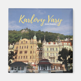 Imán Karlovy Vary Souvenir Magnet
