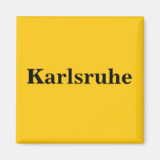 Imán Karlsruhe Magnet Schild Gold Gleb