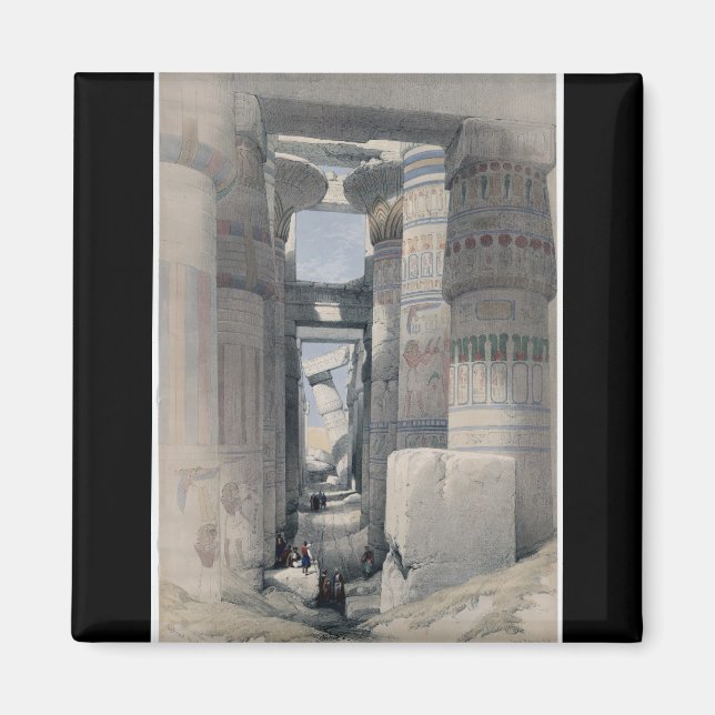 Imán Karnak - Dromos o primera corte del templo (Frente)