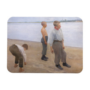 Imán Károly Ferenczy - Niños lanzando piedras