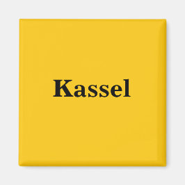 Imán Kassel Magnet Schild Gold Gleb