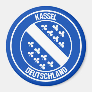 Imán Kassel Round Emblem