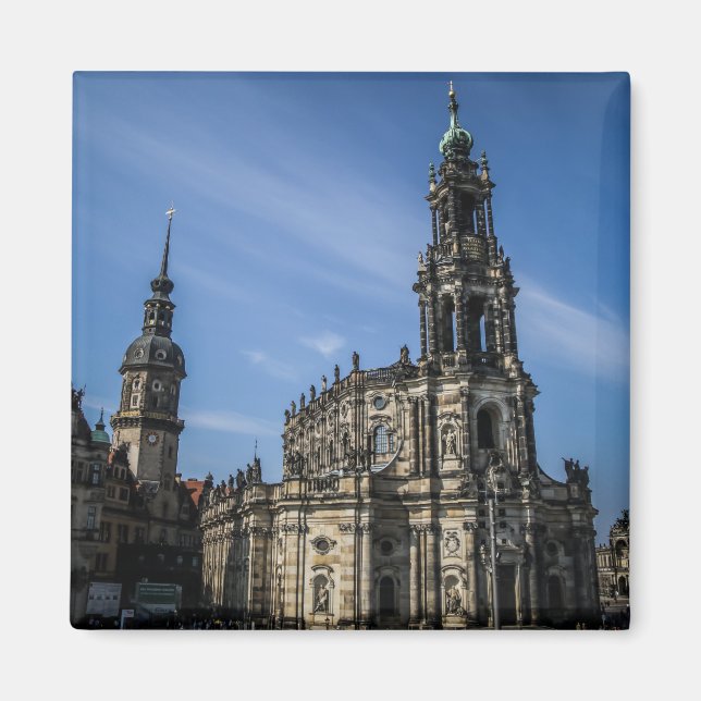 Imán Katholische Hofkirche Dresden Magnet (Frente)