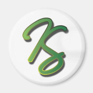 Imán Katie Stodder - Redondo Magnet (blanco)