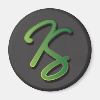 Imán Katie Stodder - Redondo Magnet (negro)