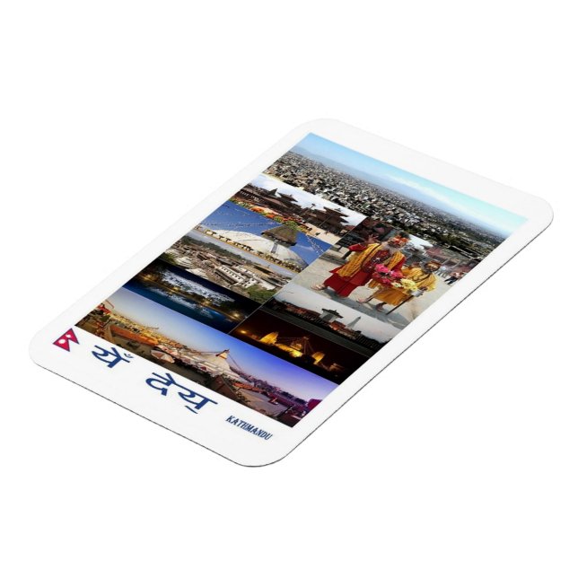 Imán Katmandú - Mosaico - Nepal - Magnet (Lado Izquierdo)