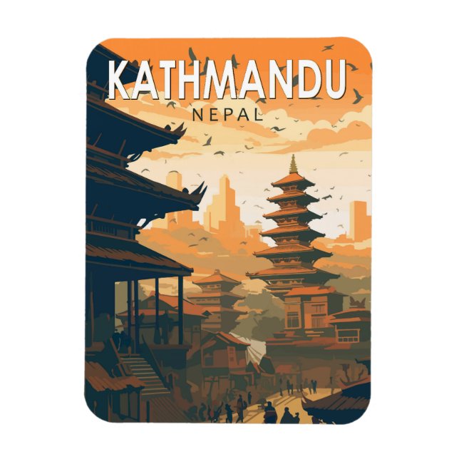 Imán Katmandú Nepal Viajes de arte (Vertical)
