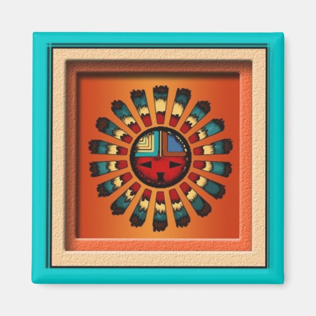 Imán Katsina (Kachina) Sun Face (Frente)