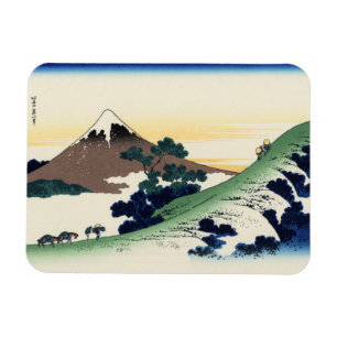 Imán Katsushika Hokusai. El paso inume en la provincia 