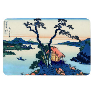 Imán Katsushika Hokusai - Lago Suwa en la provincia de