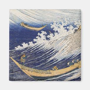 Imán Katsushika Hokusai. Olas oceánicas