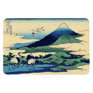 Imán Katsushika Hokusai - Umegawa en la provincia de Sa