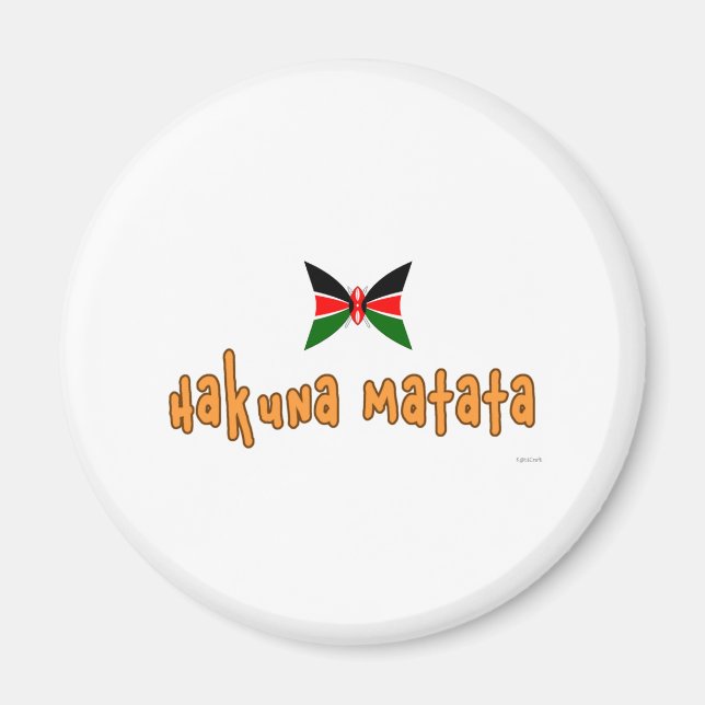Imán KattCraft: Hakuna Matata (Frente)
