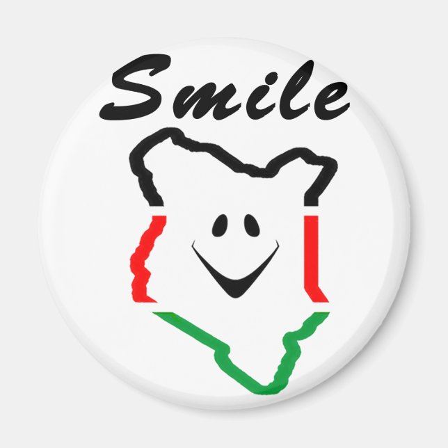 Imán KattCraft: Sonrisa keniana (Frente)