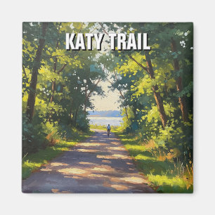 Imán Katy Trail Missouri Travel