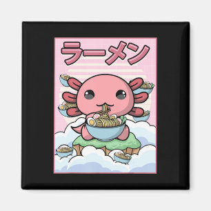Imán Kawaii Anime Axolotl Noodle Mujeres Hombres Niños 