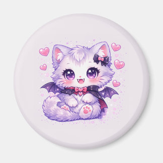 Imán Kawaii Bat Kitty – Gato Alado Cute Vampiro