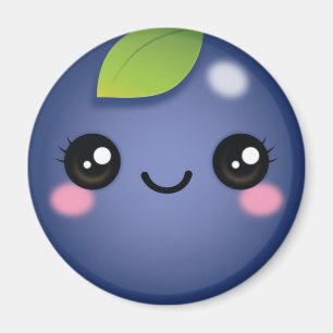 Imán Kawaii Blueberry Magnet