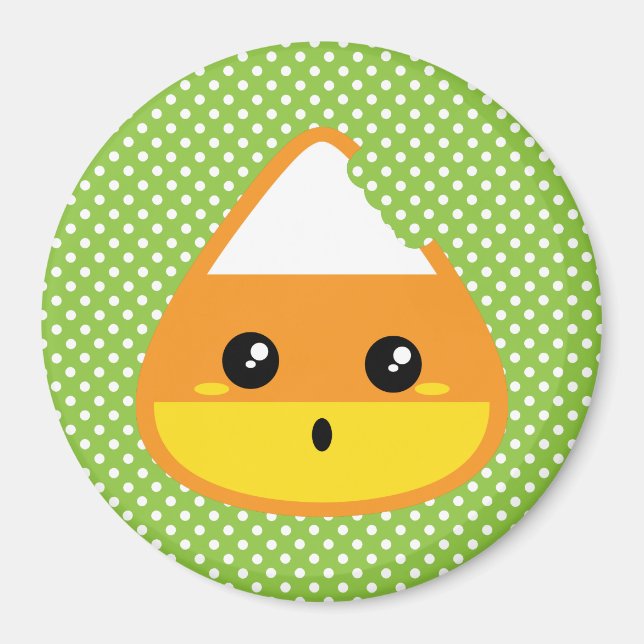 Imán Kawaii Candy Corn Magnet (Frente)