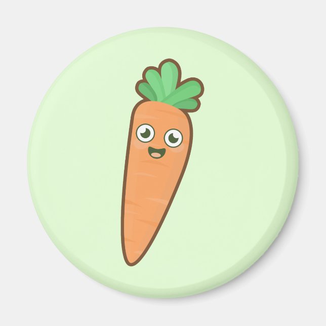 Imán Kawaii Carrot (Frente)