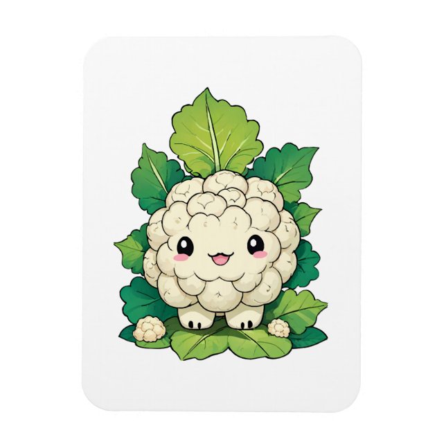 Imán Kawaii Cauliflower (Vertical)