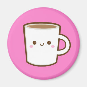 Imán Kawaii Coffee Magnet