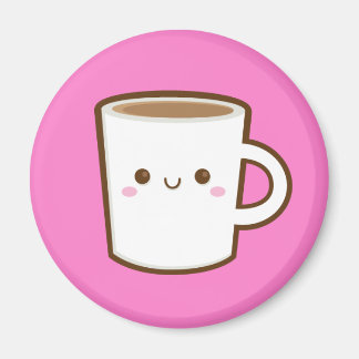 Imán Kawaii Coffee Magnet