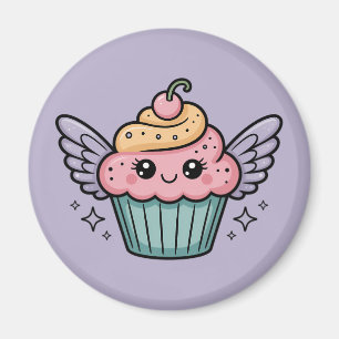 Imán Kawaii Cupcake